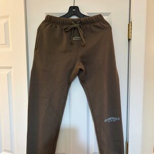 Essentials Fear of God brown grey Men's Sweatpants